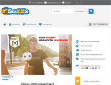 Tablet Screenshot of circusjojo.be